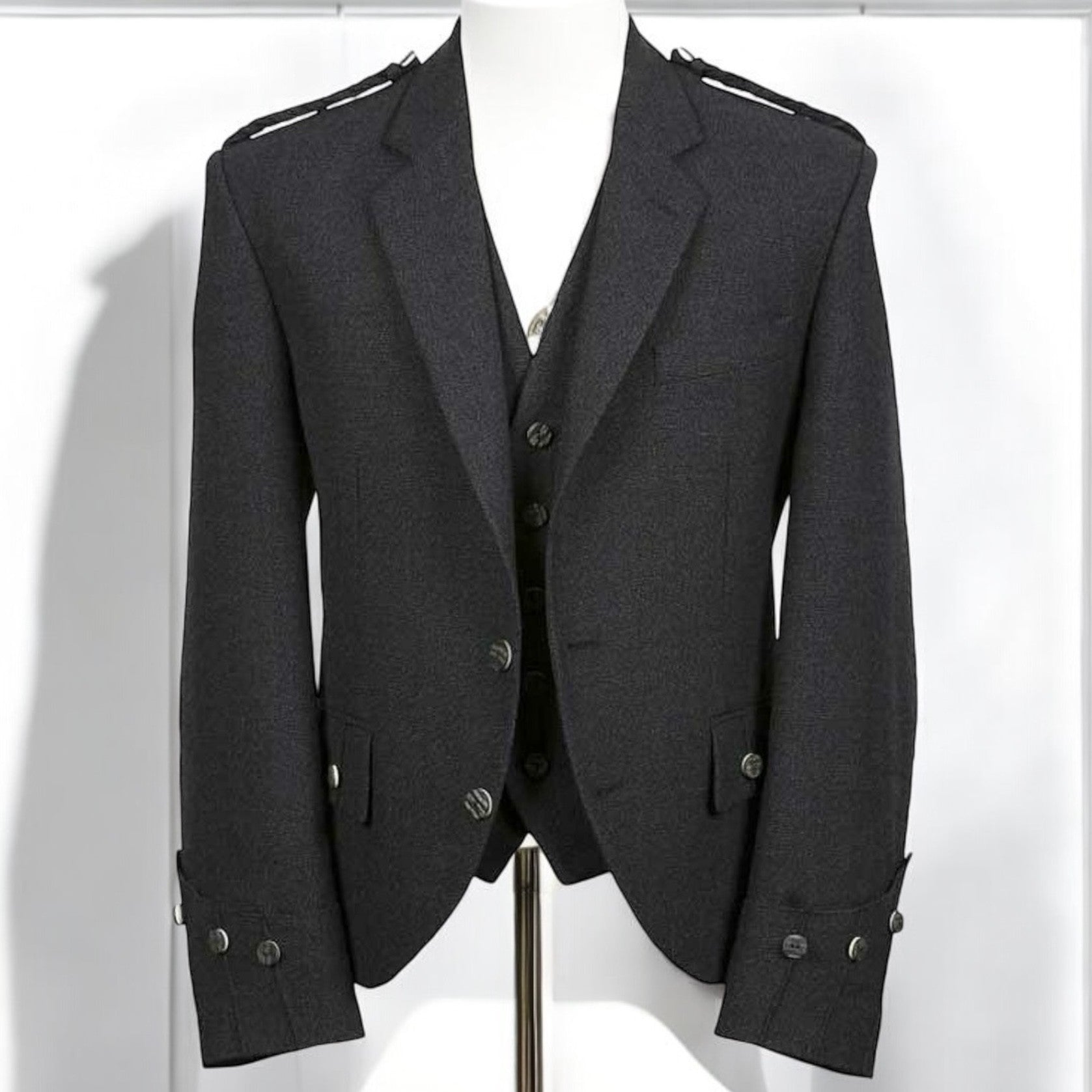 Charcoal Argyll Jacket & Waistcoat