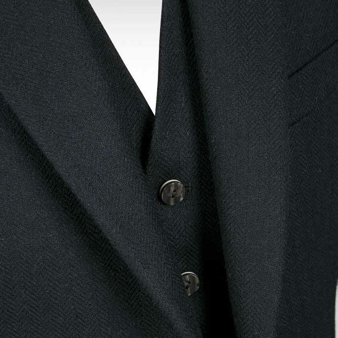 Black Tweed Braemar Jacket & Waistcoat