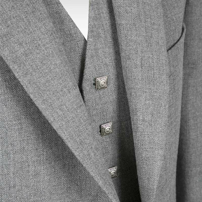 Light Grey Contemporary Tweed Jacket